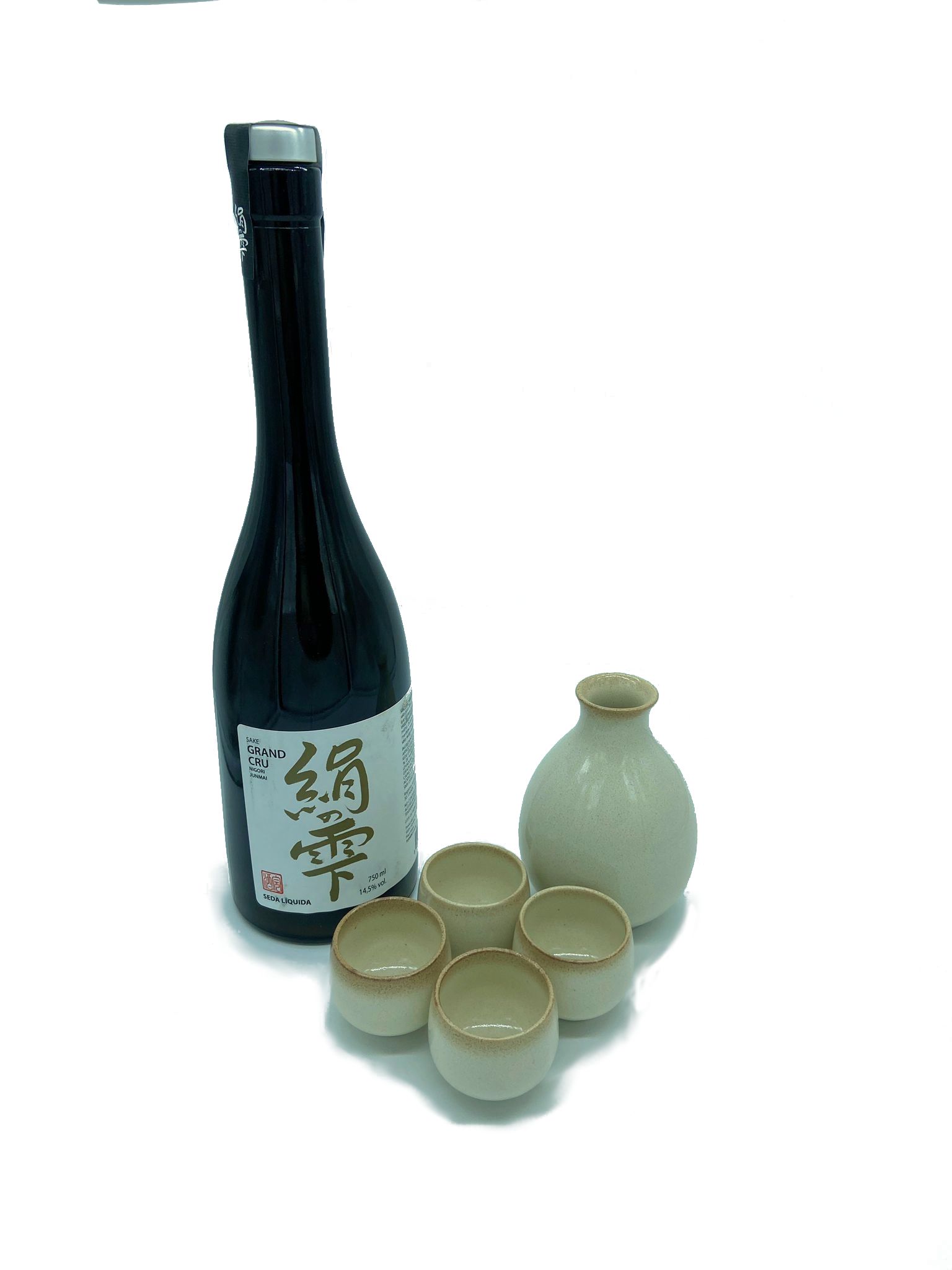 White Sake Tableware Set with Gran Cru Sake